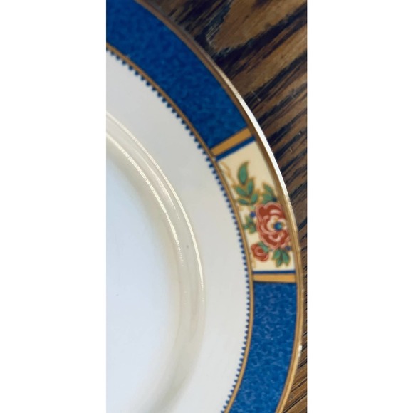 Dinner Plate - Hand Painted Antique 1930s Allertons Ltd. Bone China - Picture 4 of 6